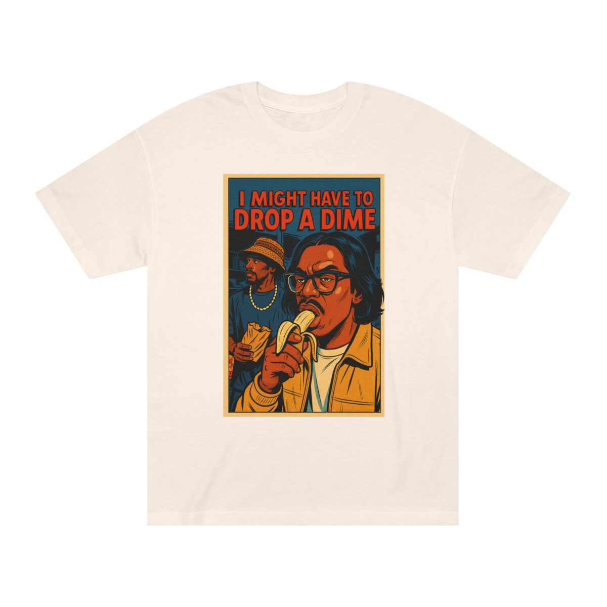 Drop a dime cream tee