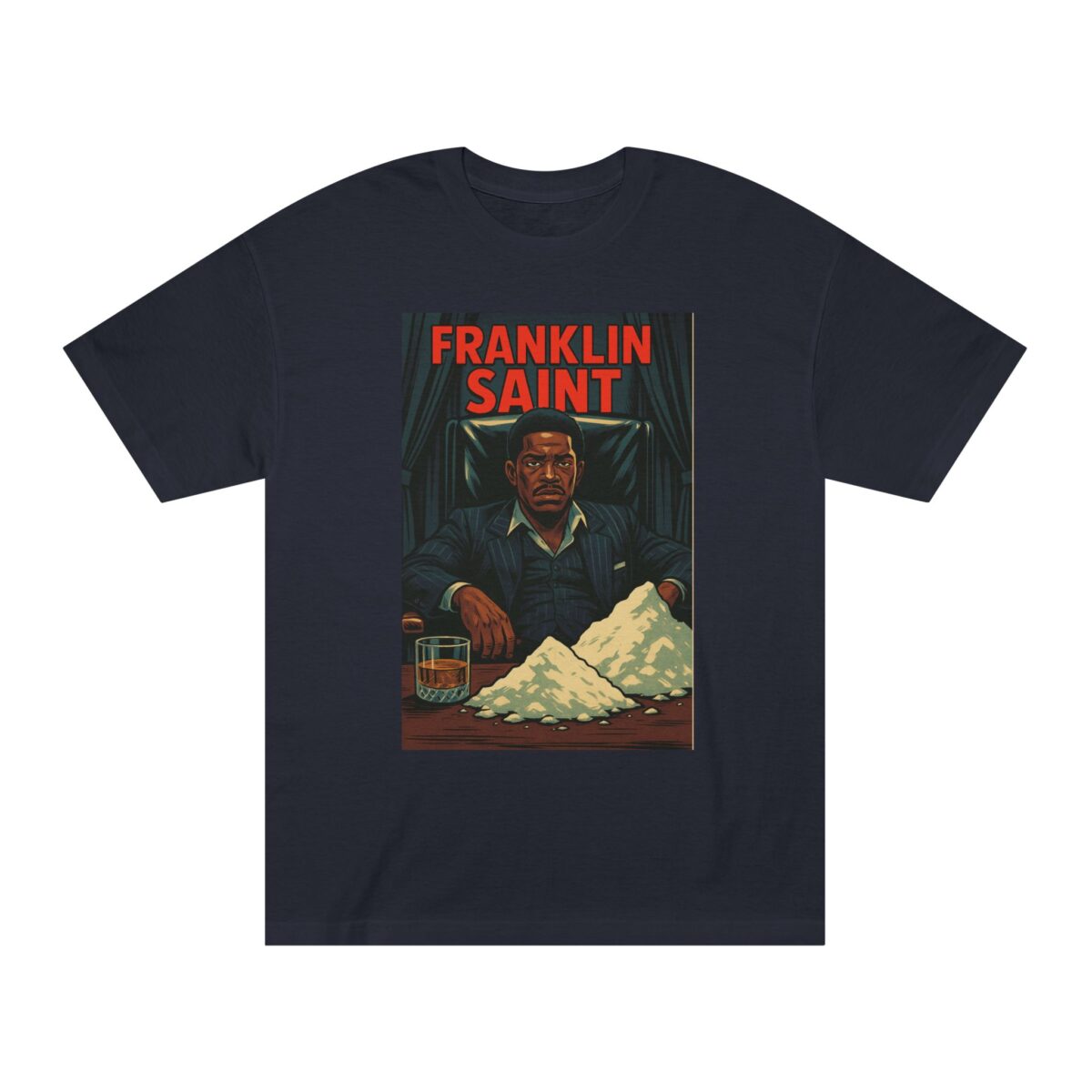 Franklin Saint black tee