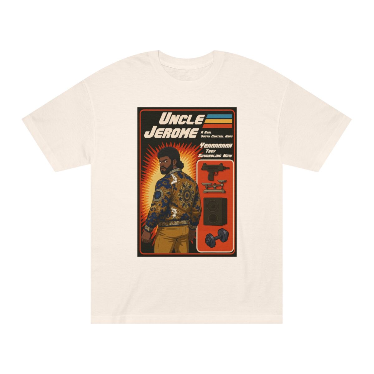 Uncle Jerome cream tee