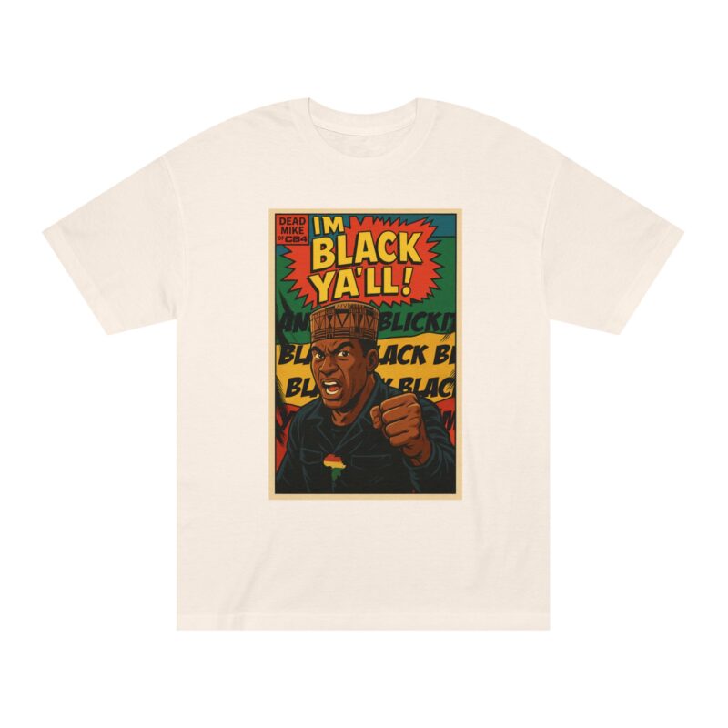 I'm black yall cream tee
