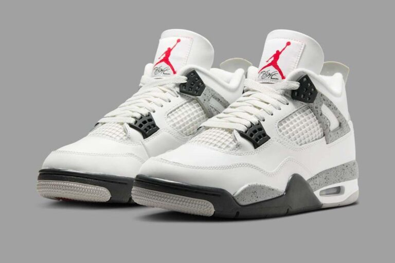 Air Jordan 4 White Cement