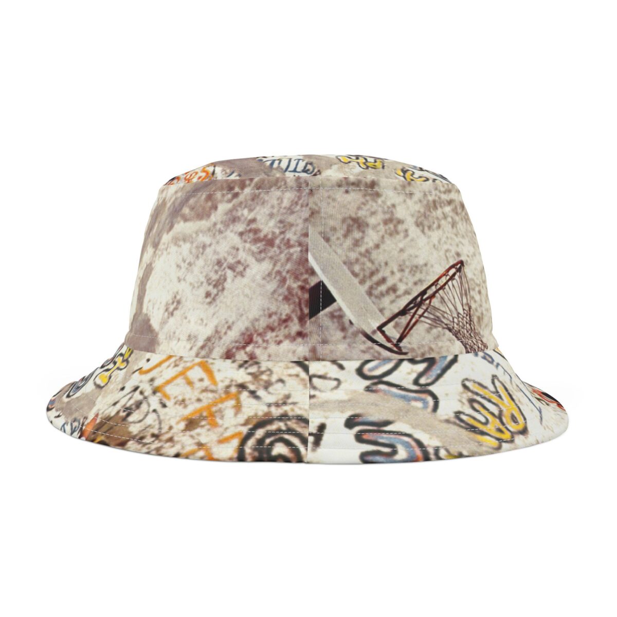 Stylish AOP Bucket Hat for Trendy Outdoor Adventures, Perfect for Festivals, Summer Days, Beach Trips, Casual Outings, or Gifts - Image 3