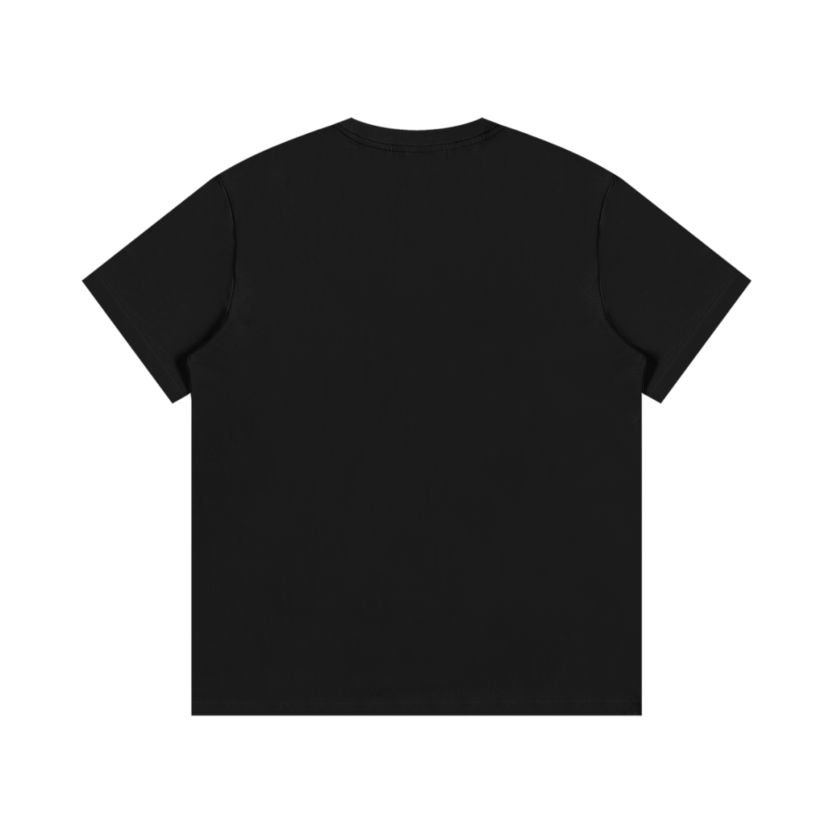 black tee back