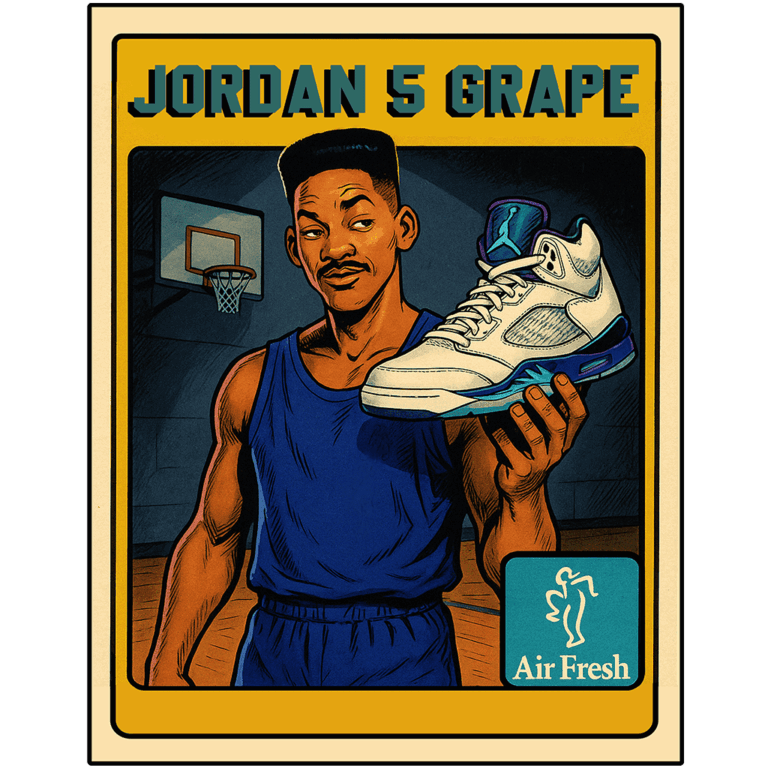 Air Fesh Jordan 5 Grape